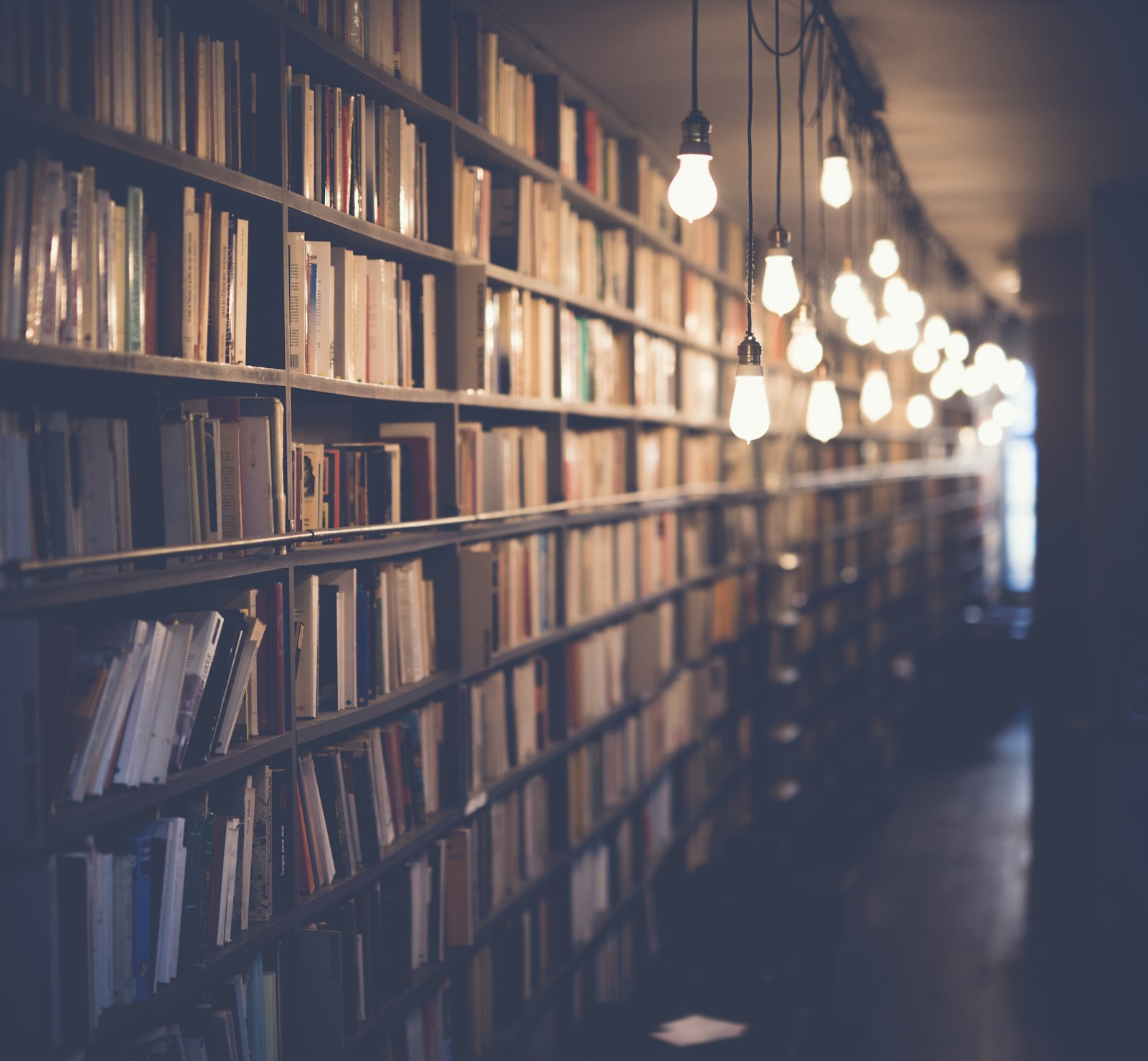 Rafturi de bibliotecă reprezentând documente păstrate